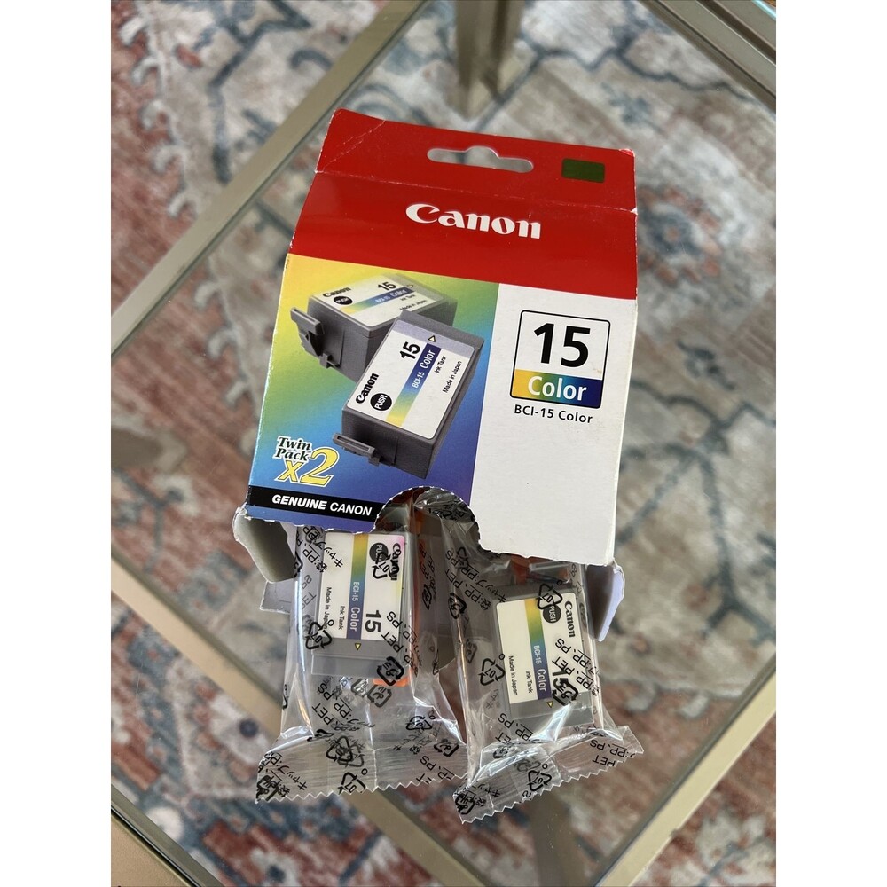 Canon BCI-15 Color Ink- Twin Pak